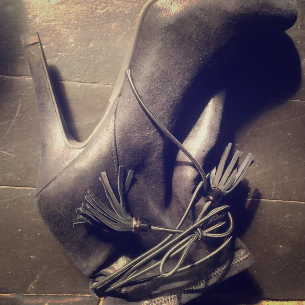 BCBGeneration booties with heel and straps